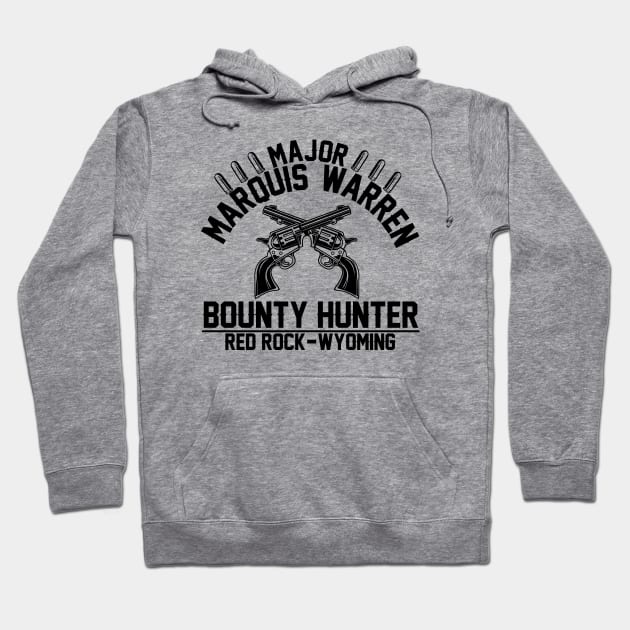 Major Marquis Warren  Bounty Hunter Hoodie by carloj1956